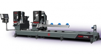 MÁY CẮT NHÔM HAI ĐẦU CNC HEGA DS250I LƯỠI CẮT 550mm