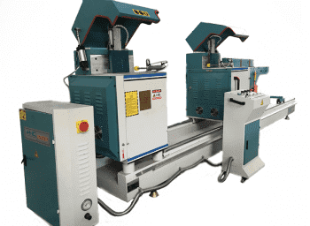 MÁY CẮT NHÔM 2 ĐẦU LƯỠI TỪ DƯỚI LÊN CAO CẤP 2023